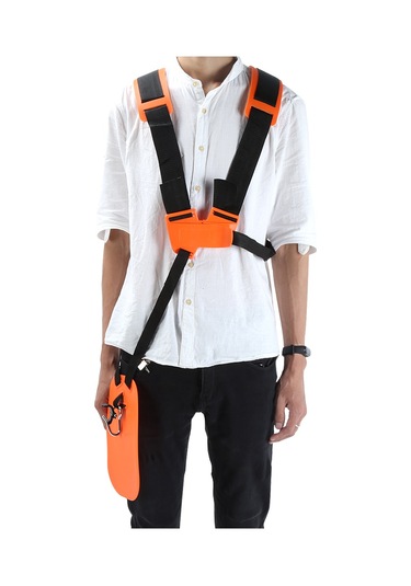 Xiyyadms Turuncu Sponge Yüklü Nylon Çekici Askısı - Ağır Aletler İçin Ağırlığı Dağıtan Ayarlanabilir Omuz Kemer