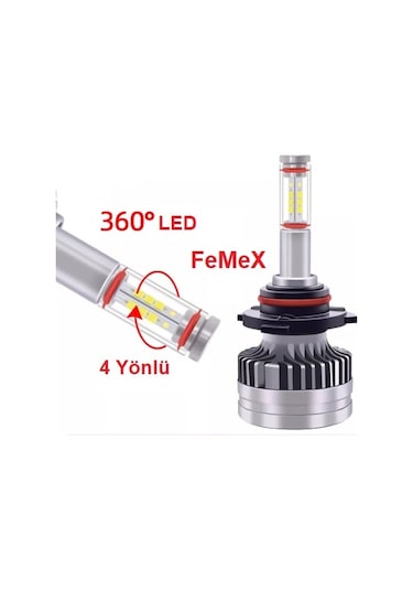 FEMEX 360* CSP SUPERİOR 4 YÖNLÜ CHİPSET H7 LED XENON LED HEADLİGH
