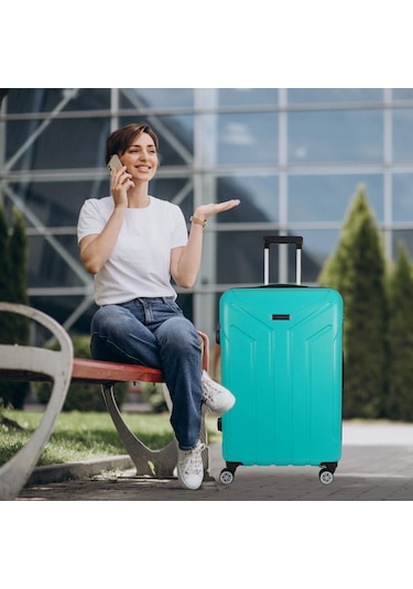 Vegmann Vela Su Yeşili Orta Boy Valiz Su Yeşili