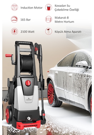 Yıkama Makinesi İndüksiyon Motorlu 165 Bar Gp2100ac