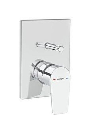 Vitra A43208 Flow Square Sıva Üstü Banyo Bataryası Krom