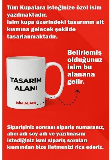 Dost Kelime Anlamı Baskılı Kupa Bardak Baskılı Kahve Kupa Bardak