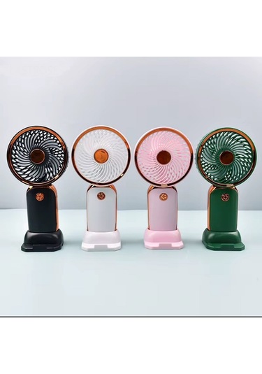 Avuç İçi Taşınabilir Şarjlı Mini Vantilatör El Fanı Beyaz Dd8024b