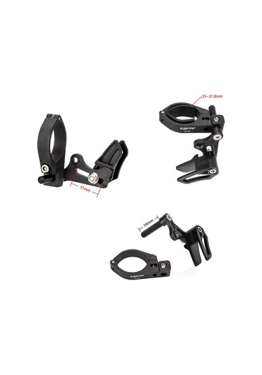 Yol Bisikleti Tek Disk Zinciri Koruma Anti Bırak Kelepçe Montaj Zinciri Tutucu Acid Yeşili