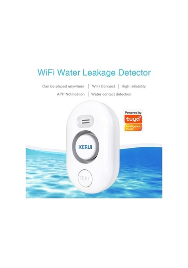 Flybuy Keruı Wifi Su Kaçağı Sensörü - Su Seviyesi Dedektörü, Alarm Ve Push Bildirim, Akıllı Yaşam/tuya App İle Ev Güvenliği