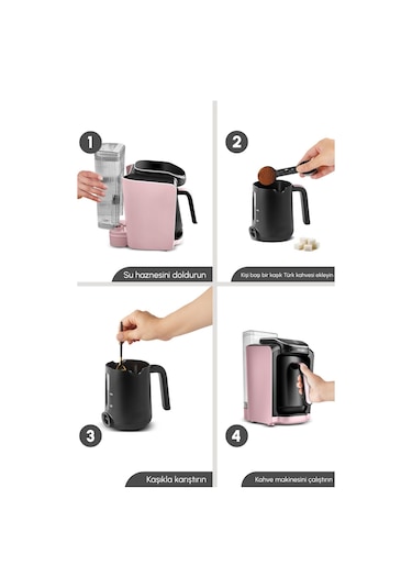 Karaca Hatır Otomatik Su Hazneli Türk Kahve Makinesi