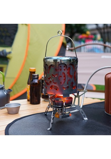 Yunboo Stainless Steel Çadır Isıtıcı - Taşınabilir Mini Isı Kaynağı, Evrensel Kullanim Kamp, Piknik, Bbq - 276g Hafif Tasarım Çok Renkli