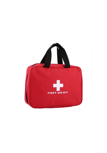 Sones 234'ü 1 Arada Taşınabilir Ev Dış Mekan Acil Durum Malzemeleri Seti Hayatta Kalma Kurtarma Kutusu Kırmızı