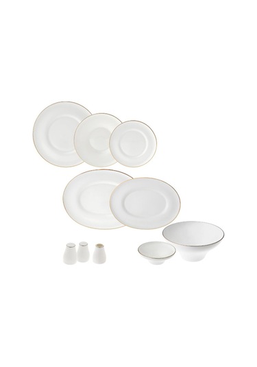 Jumbo Gold Star Fine Bone 60 Parça 12 Kişilik Yemek Takımı