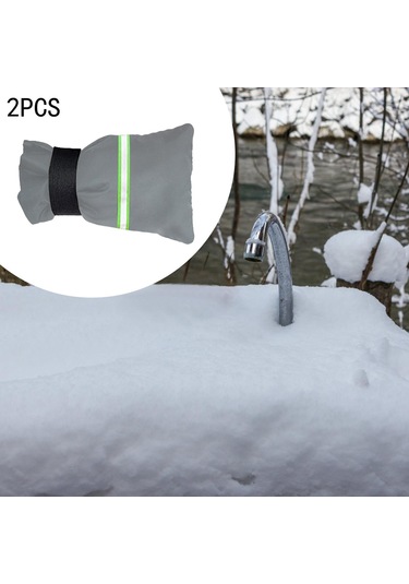 Suntek 2 Adet Dış Mekan Musluk Kapağı Çorapları Bahçe Kapakları Gri