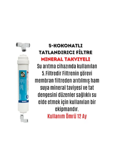 Aquahill Uyumlu Su Arıtma Cihazı Filtre Set  5'li