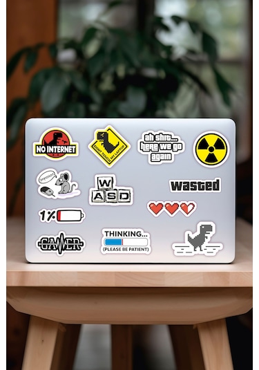 Laptop Notebook Tablet Sticker Seti Model 4