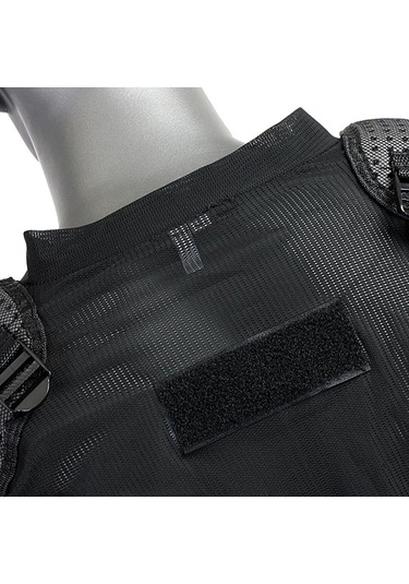 Symbee Motorsiklet Bisiklet Koruyucu Zırh Ceket, Omuz Göğüs Bel Koruma, Sıcaklığa Dayanıklı, 4xl Beden Siyah