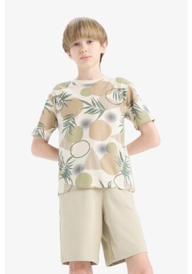 DeFacto Erkek Çocuk Beli Lastikli Basic Düz Şort B5867A825SMKH479