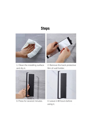 Duvara Montelenmiş Demir Kağıt Havlu Tutucu Yapışkan Rulo Organizatörü Duvar Metal Tuvalet Kağıdı Havlu Askısı Ev Banyo Mutfak İçin Siyah Duvara Montelenmiş Demir Kağıt Havlu Tutucu Yapışkan Rulo Organizatörü Duvar Metal Tuvalet Kağıdı Havlu Askısı Ev Banyo Mutfak İçin Siyah