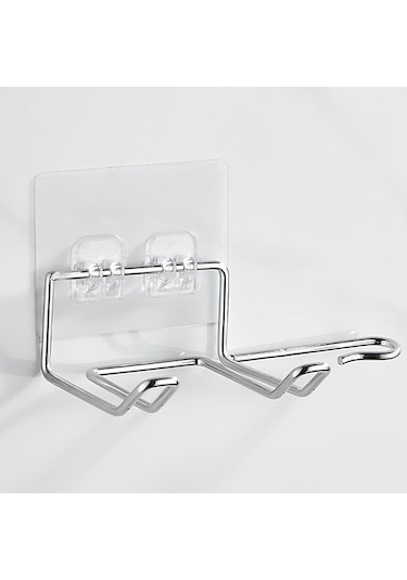 Şeffaf Saç Kurutma Makinesi Tutucu Raf Duvara Monte Saç Düzleştirici Kurutma Makinesi Tutucular Banyo Organizatör Depolama Rafı Şeffaf