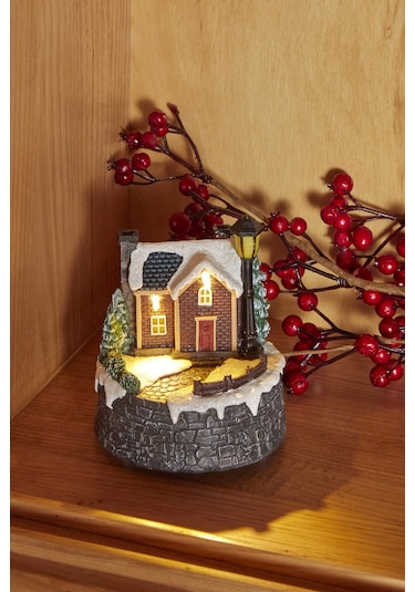 Karaca Home New Year Yılbaşı Led Işıklı Noel Evi 153.09.01.1955