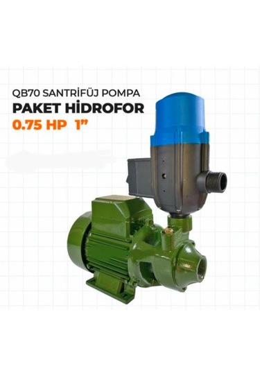 Stilmax QB70 Santrifüj 0.75 HP Otomatik Pompa Paket Hidrofor