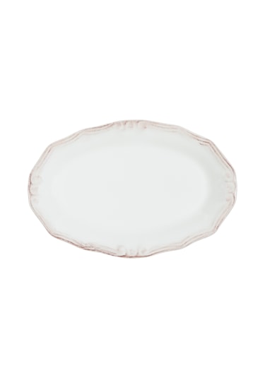 Mudo Home Ekru Kayık Tabak 20cm
