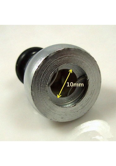 Youtek Prestige Pot Tesisatı: 10mm Çaplı Paslanmaz Çelik Güvenlik Boşaltım Valfi - Ev Tamiri Aksesuarı Siyah