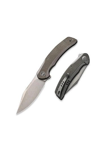 We Knife Snick Titanium Green Micarta Kamp Çakı Yeşil