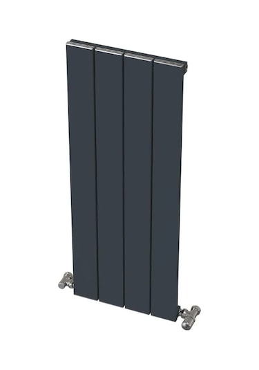 Hestia Alüminyum Dikey Radyatör Panel 900 X 355 Antrasit 4 Dilim