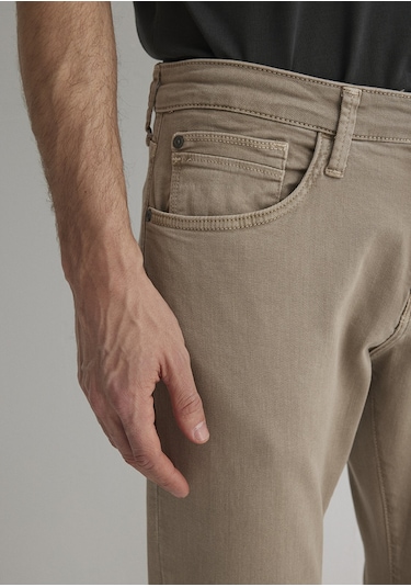 Mavi - 0035186566 Marcus Gabardin Erkek Pantolon - Kahverengi