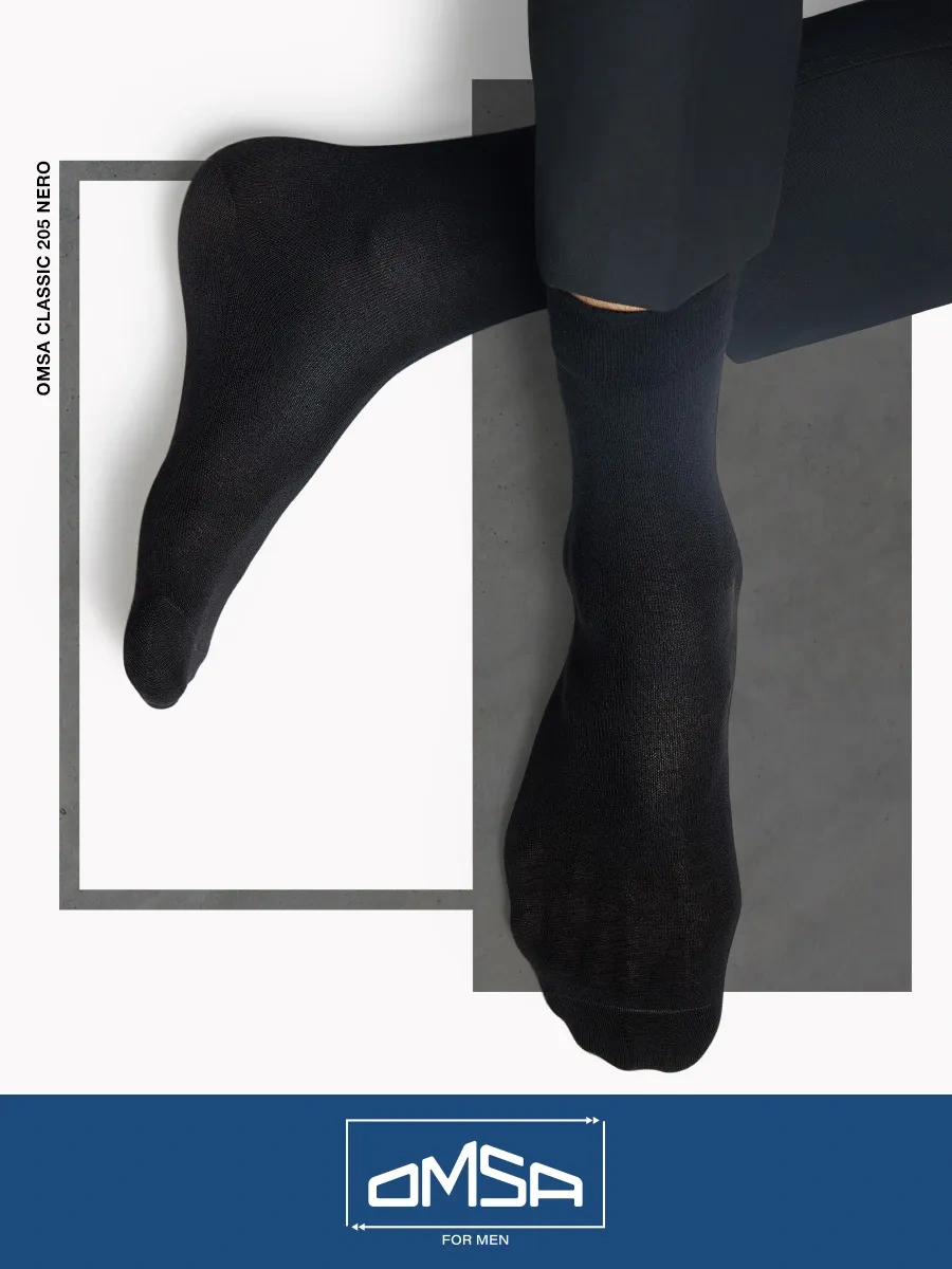 Omsa Bambu Yüksek Uzun Çoraplar 10 Çift Set 47647621 Siyah