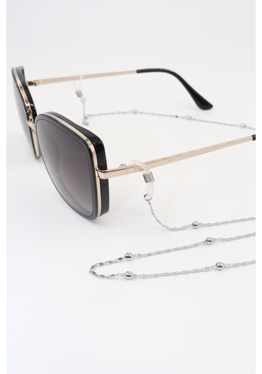 Çelik Gümüş Renk. Gözlük Zinciri. Özel Tasarım Steel. Gözlük Ipi. Gözlük Askısı. Unisex Gümüş