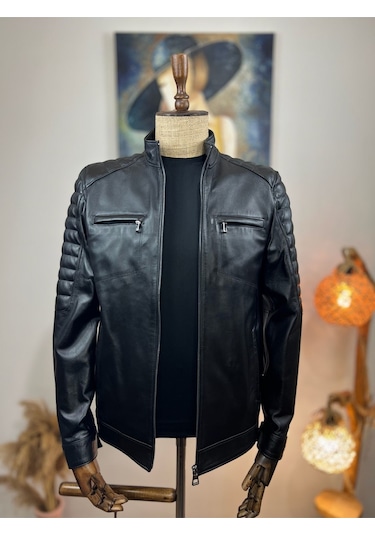 Always Leather Usta İşi Özel Dikim %100 Hakiki Deri 1803340014 Siyah