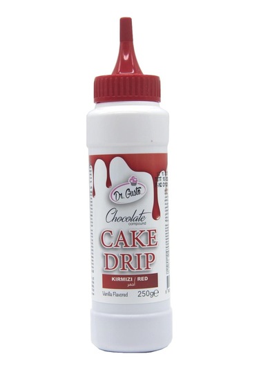 Dr.Gusto Cake Drip Kırmızı 250 gr