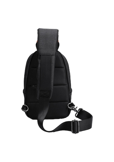 Tangcool Tc-905 Erkek Usb Şarj Portlu Crossbody Göğüs Çantası Siyah