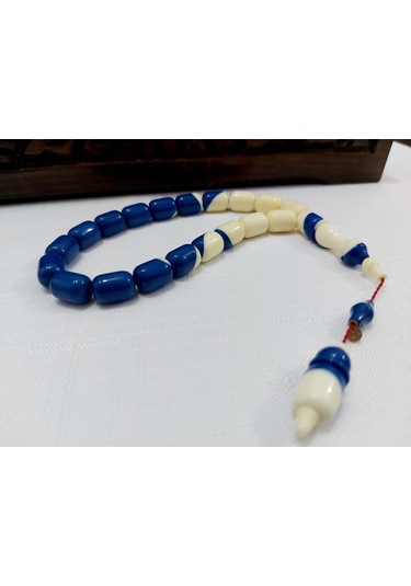 Ahmet Özdemir Usta İmzalı Eski Mavi Beyaz Bilardo Topu 9,5 X 13