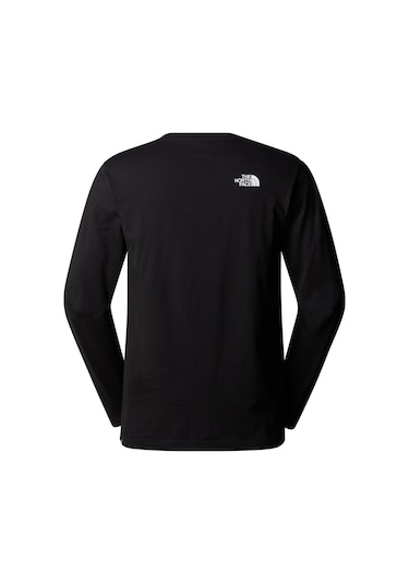 The North Face M L/s Sımple Dome Tee Erkek Shirt Nf0a87qnjk31 Siyah