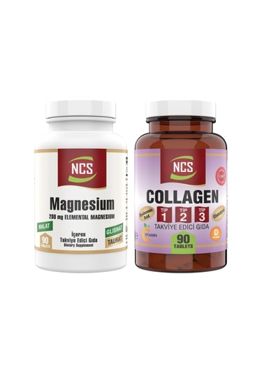 90 Tablet Collagen Tip 1-2-3 Glutatyon Magnesium 90 Tablet