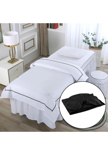 Suntek 3 Adet Güzellik Masası Çarşaf Takımı Yıkanabilir