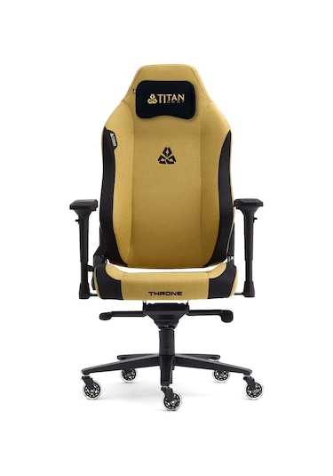 Titanseat Throne Mustard Kumaş Oyuncu Koltuğu Mustard