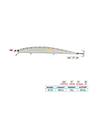 Wily Super Star Cl:46 185mm 36gr Sinking