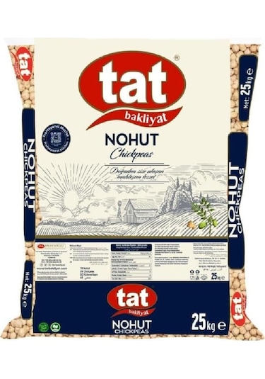 Tat Nohut 8,5mm 25 Kg Torba