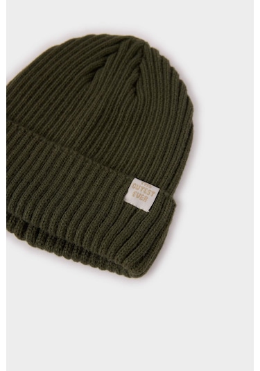 Defacto Erkek Bebek Triko Bere Y6262a225wnkh142 Haki