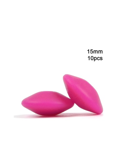 Lofca 10 Adet 15mm Silikon Mercimek Boncuk Bebek Diş Çıkarma Boncuk Bpa Içermeyen Gıda Sınıfı Yapma Bebek Ağız Bakımı Emzik Zinciri Accessorise Şeffaf