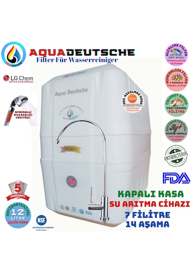 Elegance Beyaz 12 Litre 7 Filtre 14 Aşama Su Arıtma Cihazı