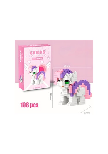 Brıcks Pony Yapı Blok Seti 2 Li Sweetie Belle & Applebloom Pony Figür Hobi Koleksiyon