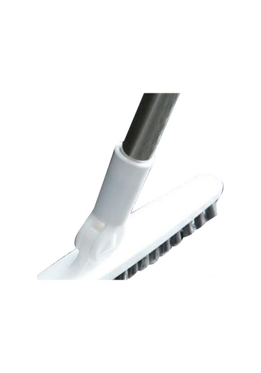 Neevoyu Plastik Uzun Saplı Fırça - Tuvalet, Mutfak, Banyo İçin Kötük Ve Köşelerde Lekelerden Temizleyici - 88.5 Cm Beyaz Diğer