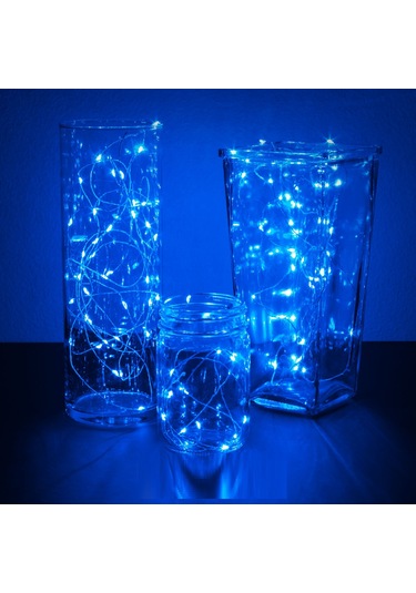 10 Metre Mavi Pilli Led Işık Mavi Led Işık Mavi Yılbaşı Ağacı Işığı Mavi Noel Işığı 100 Ledli Mavi Led Işık 100 Ledli Parlak Canlı Led Işık