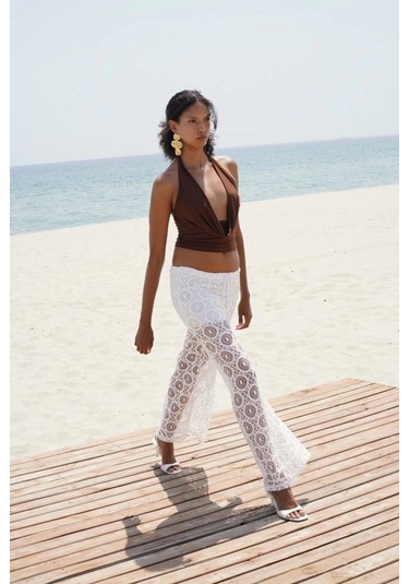 Degaje Yaka Crop Kahverengi