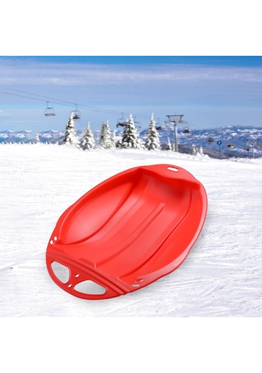 Suntek Dayanıklı Çocuklar Kar Kızağı Kızak Kırmızı