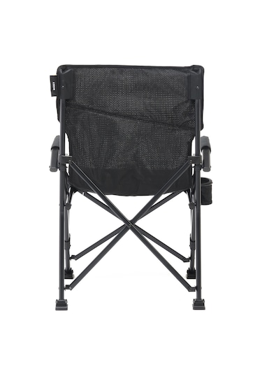 Uquip Roxy Comfort+ Black Edition Yüksek Konforlu Katlanır Kamp Sandalyesi Siyah