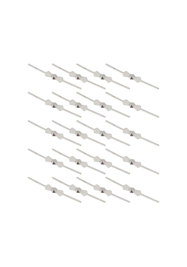 Avize Taşı Bağlantı Papyon Tel - 50 Adet Krom