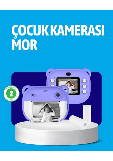 Anında Baskı Özellikli Çocuk Kamerası Kopya Standart